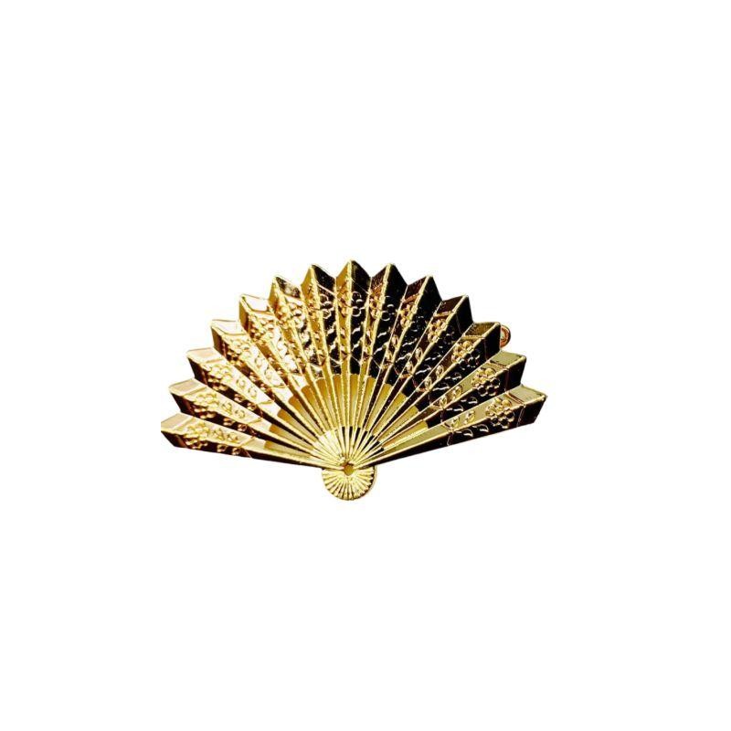 Broche Abanico Dorado