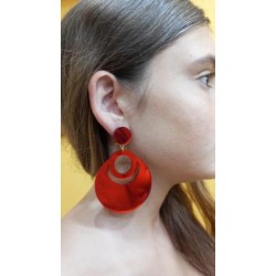 Pendiente Espejo 2 Aros