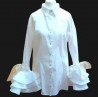 Blusa" Laura" (Lazo beige)