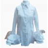 Blusa" Laura" (Lazo beige)