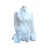 Blusa" Laura" (Lazo beige)