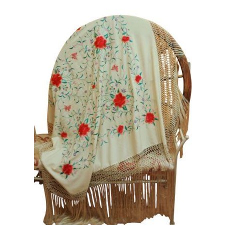 Mantón Bordado Mod 8083
