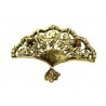 Broche Abanico Dorado