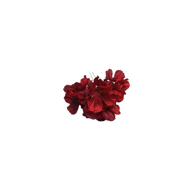 HORQUILLA HORTENSIA ROJA