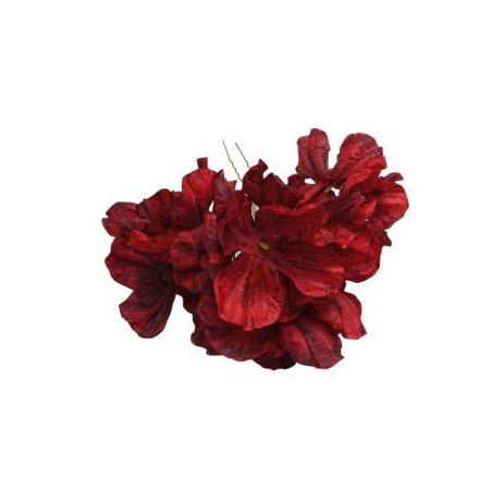 HORQUILLA HORTENSIA ROJA